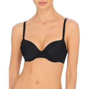 Natori Women's Black Cushioned Comfort Contour Underwire Bra Size 32D